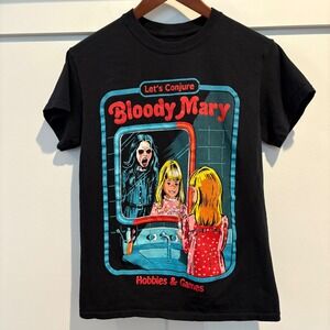 Creepy Co Bloody Mary‎ T Shirt Small Horror Parody Retro Kids Book Graphic Tee